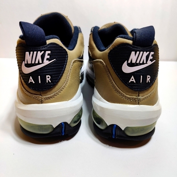 RARE Nike Air Max Terra Ninety Tan Black Blue Leather Athletic Sneaker men's 7.5 - Picture 8 of 10